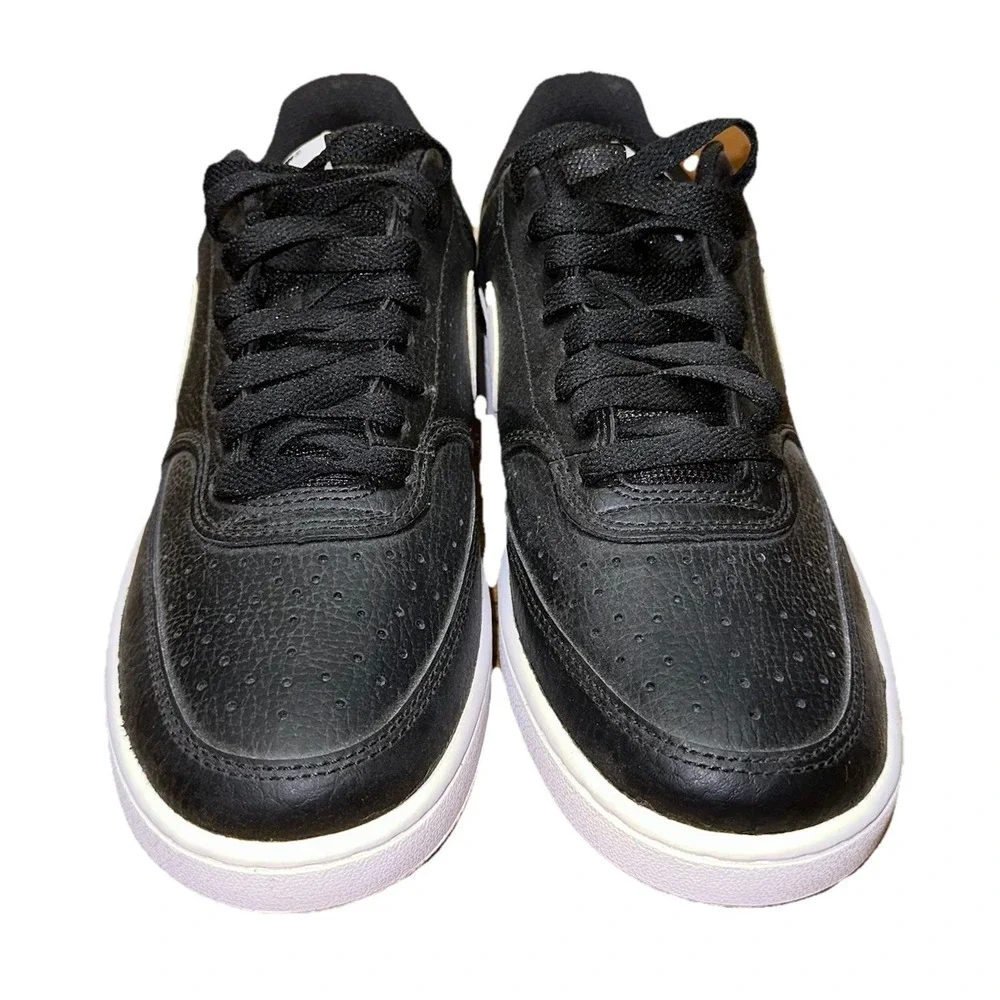 Nike Court Vision Low Black White‎ Sneaker Shoe Women's 8 New W/ Box (CD5434001)